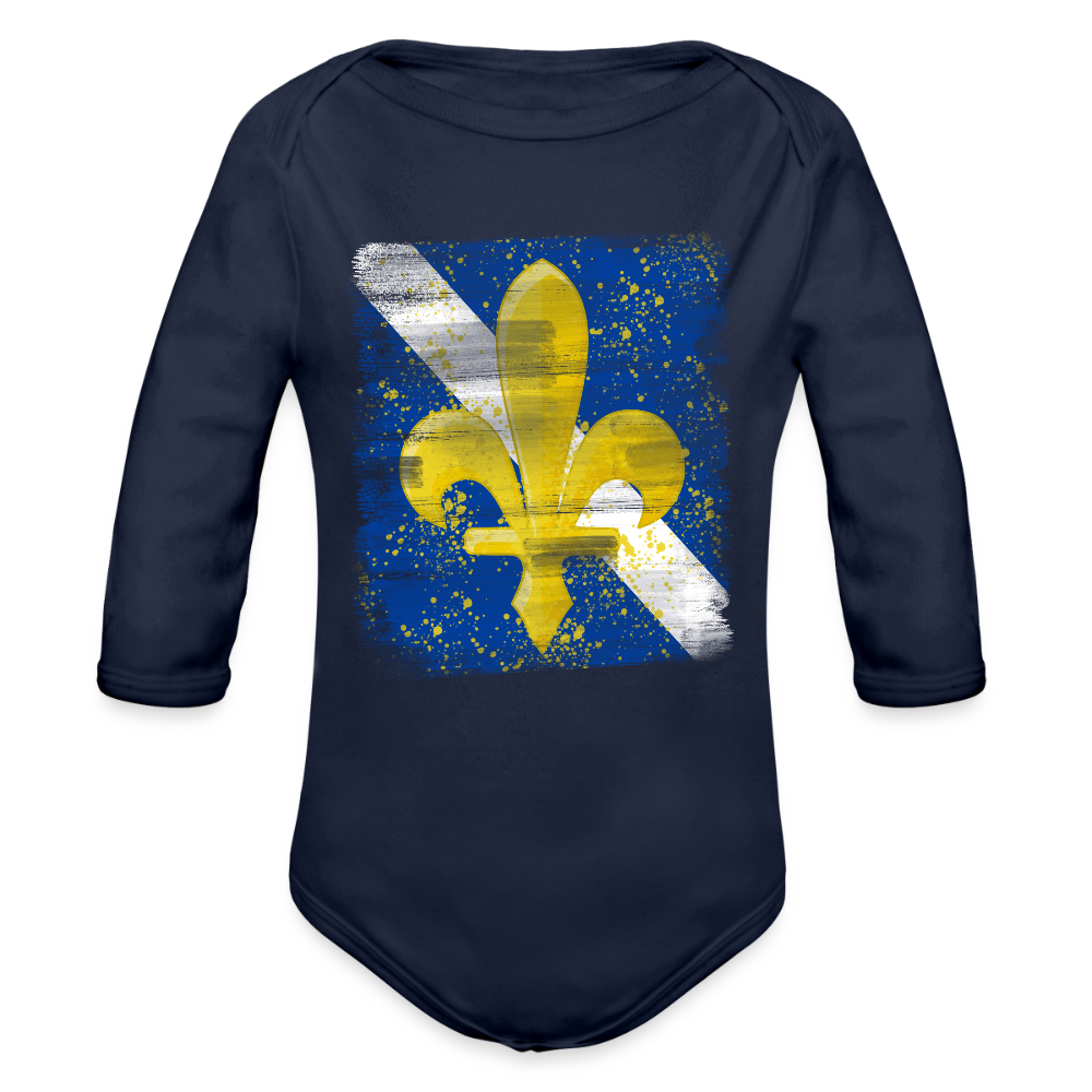 Ljiljan | Bodi dugi rukav - dark navy