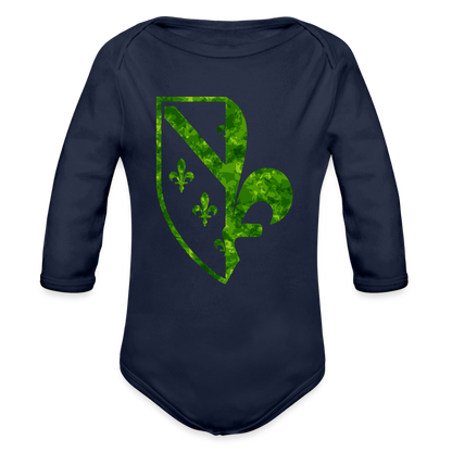 Ljiljani | Bodi dugi rukav - dark navy