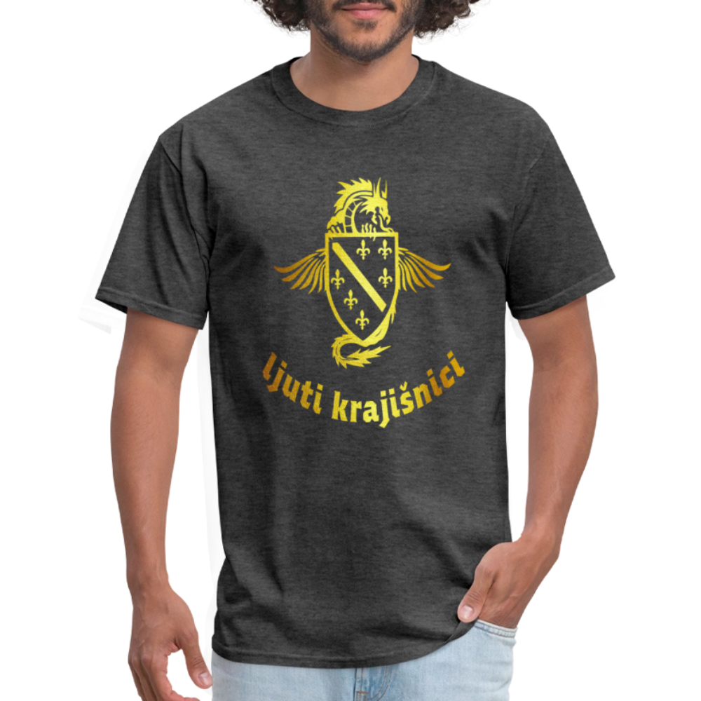 Ljuti krajišnici | Majica kratki rukav - heather black