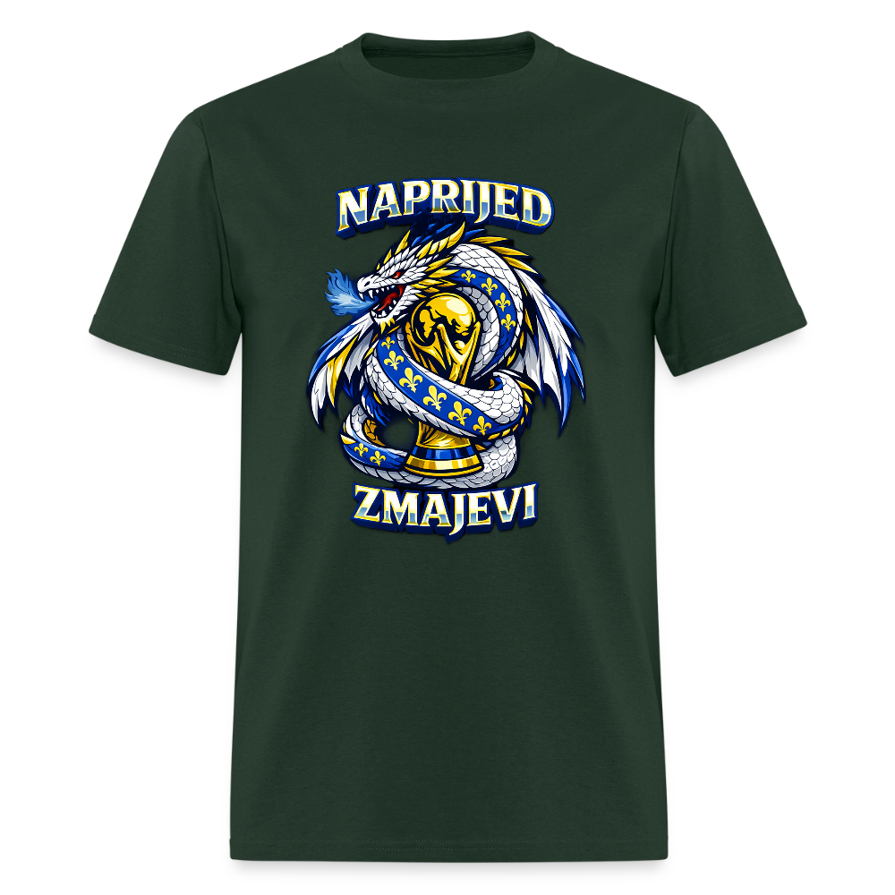 Naprijed Zmajevi | Majica Kratki Rukav - forest green