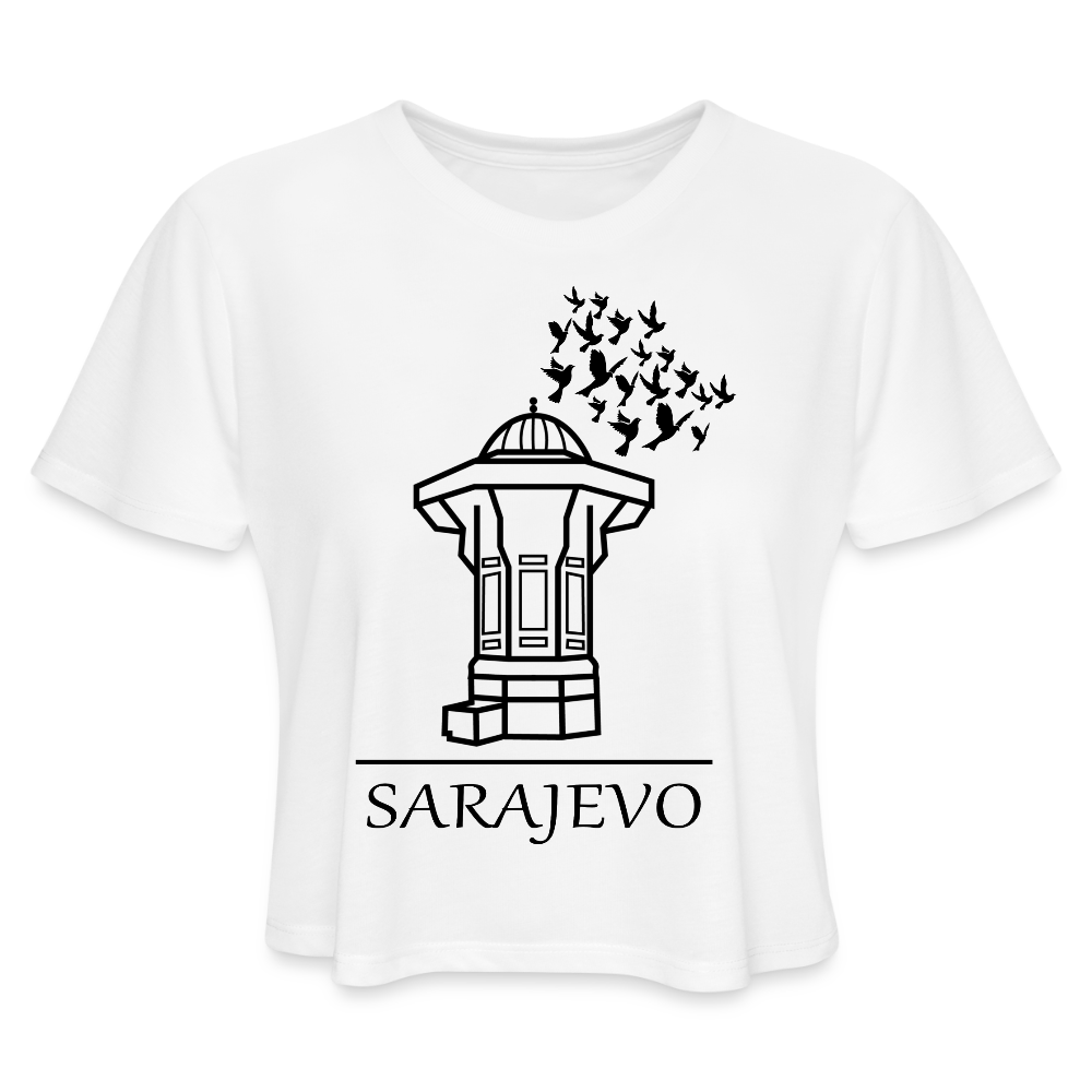 sarajevo | kratka zenska majica – proizvod sa motivima grada sarajeva