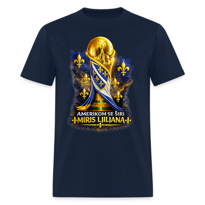 Miris ljiljana | Majica Kratki Rukav - navy