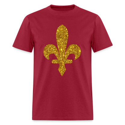 Zlatni ljiljan | Majica kratki rukav - dark red