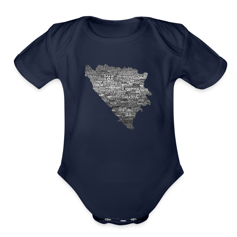 Gradovi Bosne | Bodi - dark navy