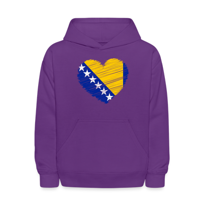 Love Bosna | Djeciji duks - purple