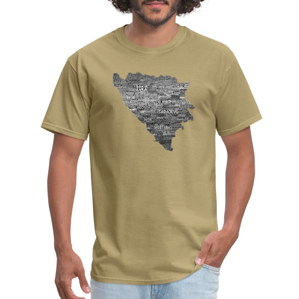 Gradovi BiH | Majica Kratki Rukav - khaki