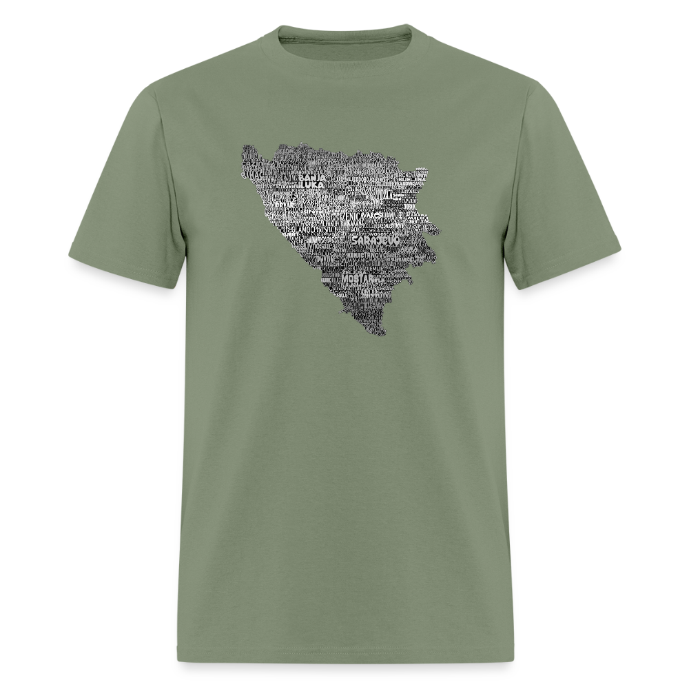 Gradovi BiH | Majica Kratki Rukav - military green