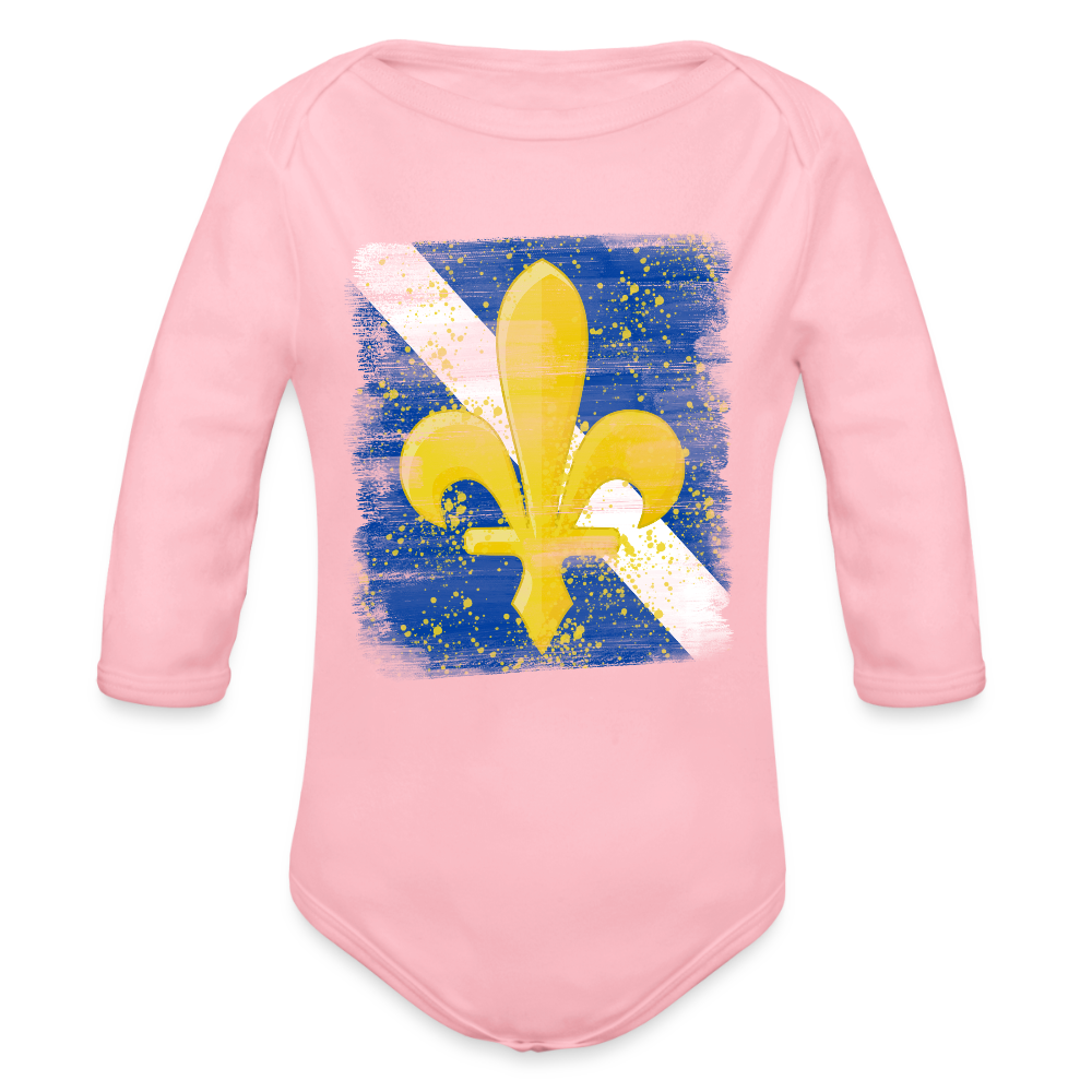 Ljiljan | Bodi dugi rukav - light pink