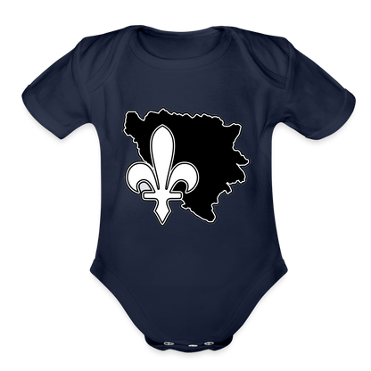 Ljiljan i Granice RBiH | Bodi - dark navy