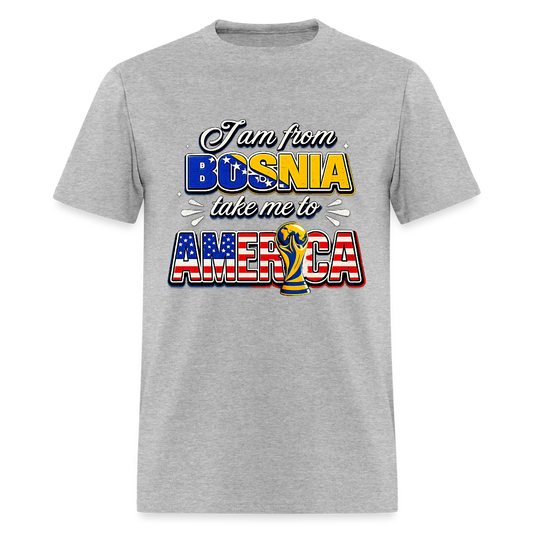 I'M FROM BOSNIA... | Majica Kratki Rukav - heather gray