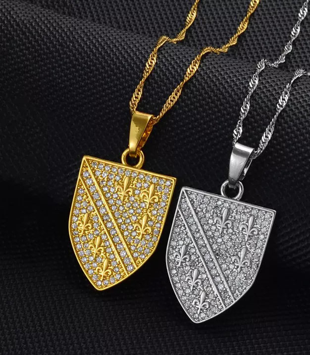 rbih cirkoni | lanac – lančić sa ljiljanom, simbol Bosne