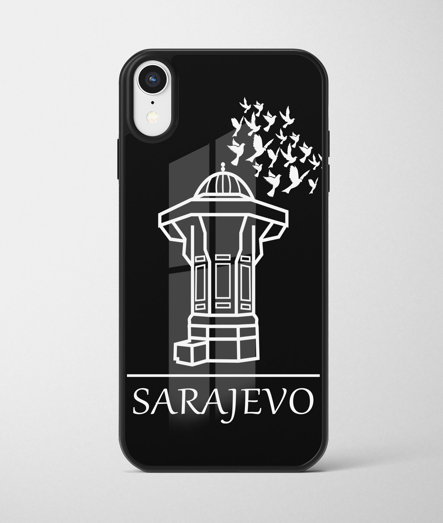 Sarajevo | Premium Staklena Maskica sa motivom ljiljana – patriotski simbol Bosne i Hercegovine