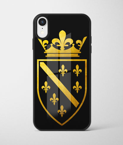 kruna ljiljana | premium staklena maskica – maskica sa simbolom ljiljana