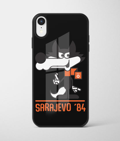 Vucko | Premium Staklena Maskica sa motivom ljiljana – patriotski simbol Bosne i Hercegovine