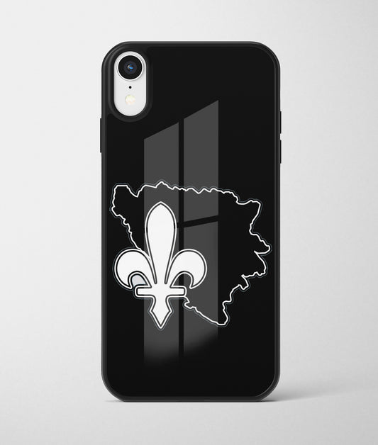 Ljiljan u Granicama | Premium Staklena Maskica sa motivom ljiljana – patriotski simbol Bosne i Hercegovine