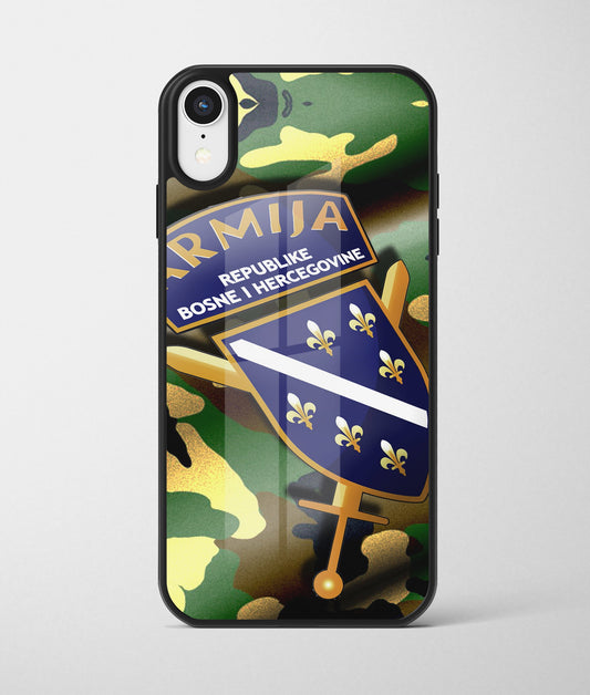 armija rbih | premium staklena maskica – maskica sa grbom rbih