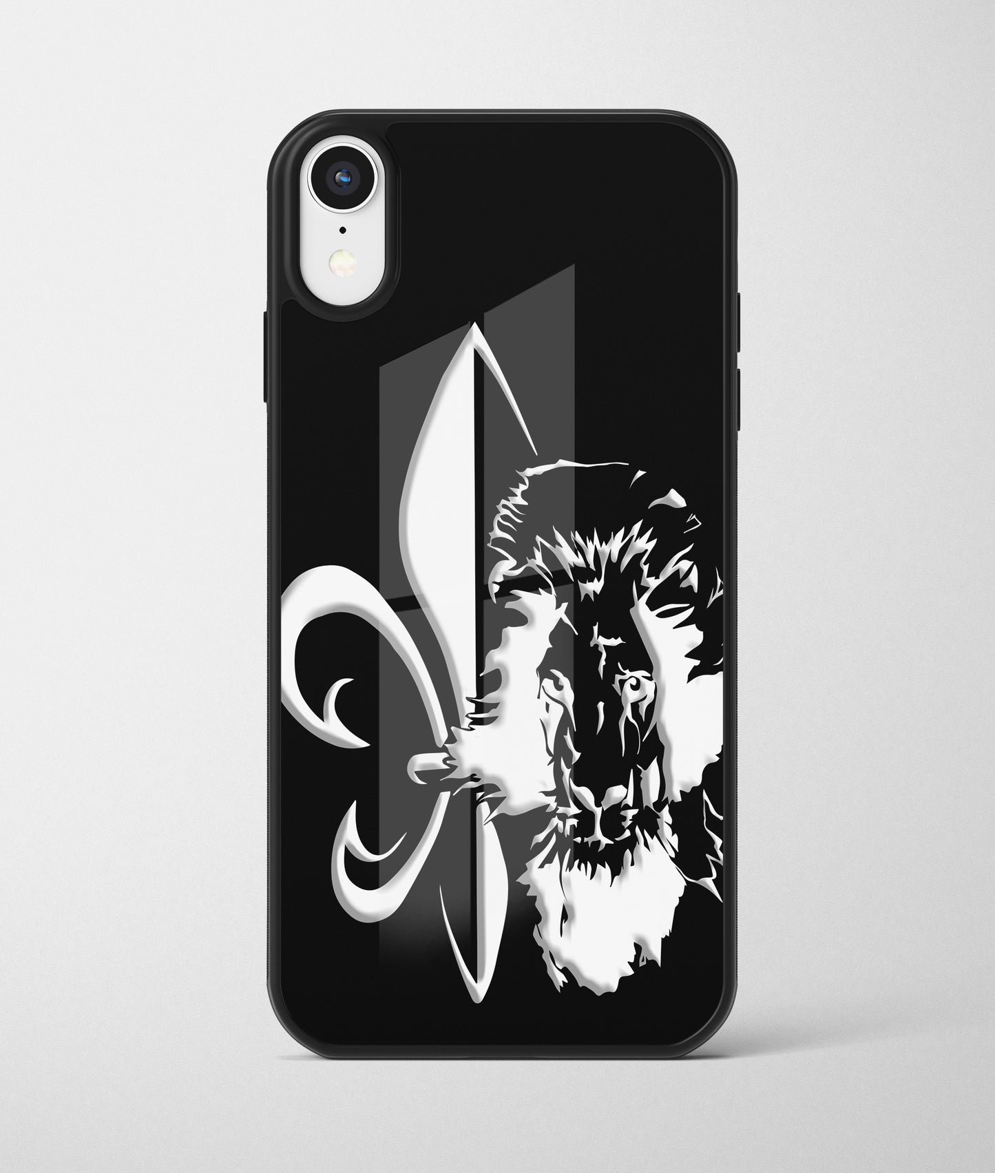 Ljiljan Lav | Premium Staklena Maskica sa motivom ljiljana – patriotski simbol Bosne i Hercegovine