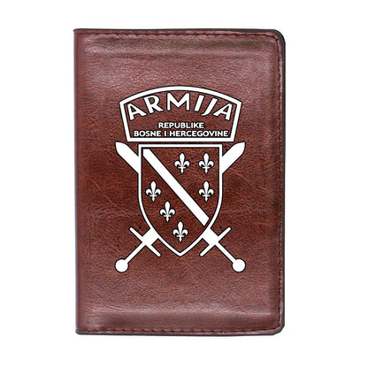 Armija BiH | Futrola za pasoš sa motivom ljiljana š€“ patriotski simbol Bosne i Hercegovine