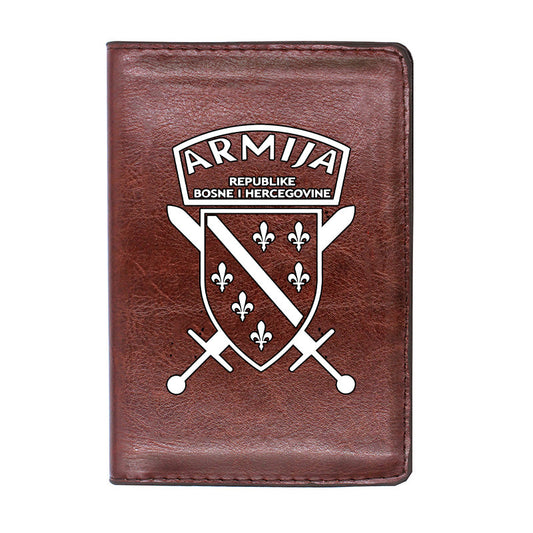 Armija BiH | Futrola za pasoš sa motivom ljiljana š€“ patriotski simbol Bosne i Hercegovine