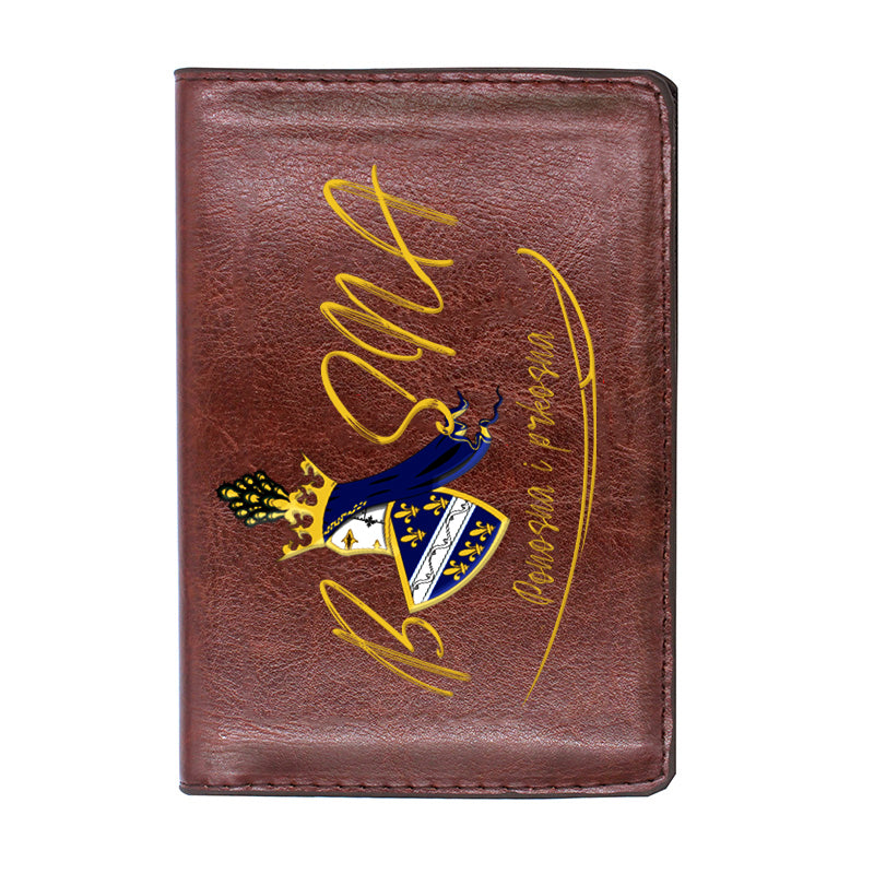 Bosna Kortomanići | Futrola za pasoš sa motivom ljiljana š€“ patriotski simbol Bosne i Hercegovine