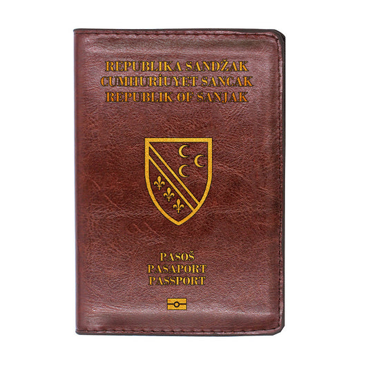 Sanžak Pasoš | Futrola za pasoš sa motivom ljiljana š€“ patriotski simbol Bosne i Hercegovine