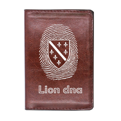 Bosnia DNA | Futrola za pasoš sa motivom ljiljana š€“ patriotski simbol Bosne i Hercegovine