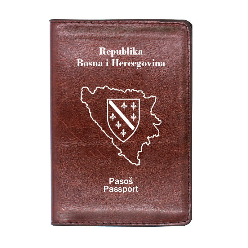 RBiH Passport | Futrola za pasoš sa motivom ljiljana š€“ patriotski simbol Bosne i Hercegovine