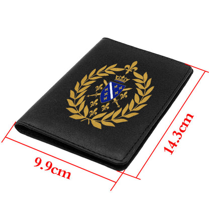 Vijenac Bosna | Futrola za pasoš sa motivom ljiljana š€“ patriotski simbol Bosne i Hercegovine