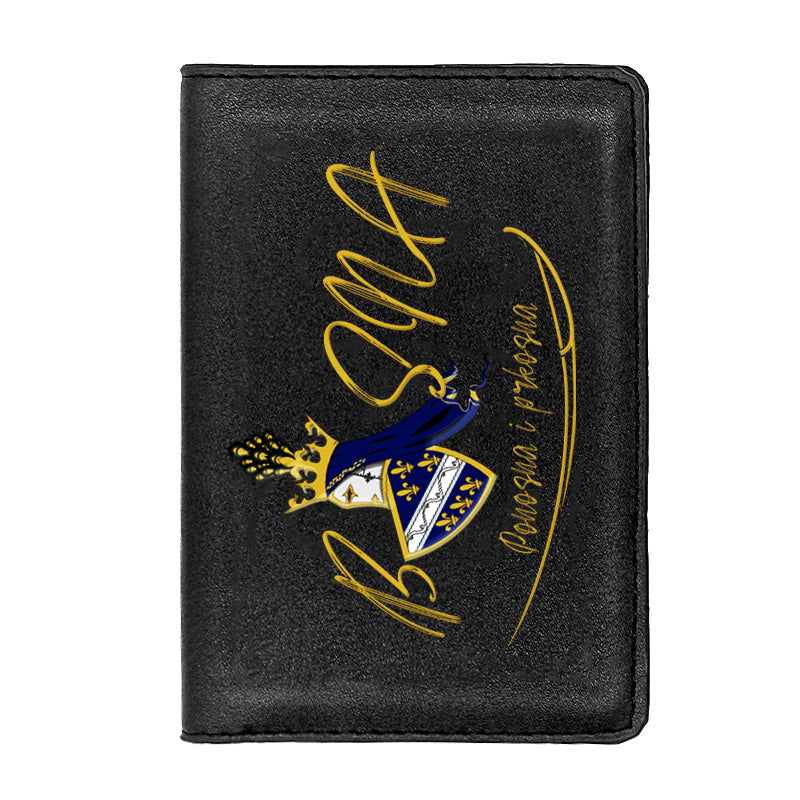 Bosna Kortomanići | Futrola za pasoš sa motivom ljiljana š€“ patriotski simbol Bosne i Hercegovine