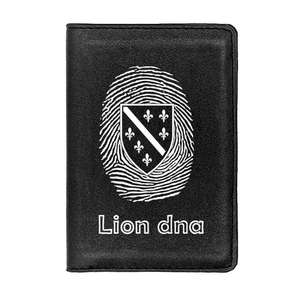 Bosnia DNA | Futrola za pasoš sa motivom ljiljana š€“ patriotski simbol Bosne i Hercegovine