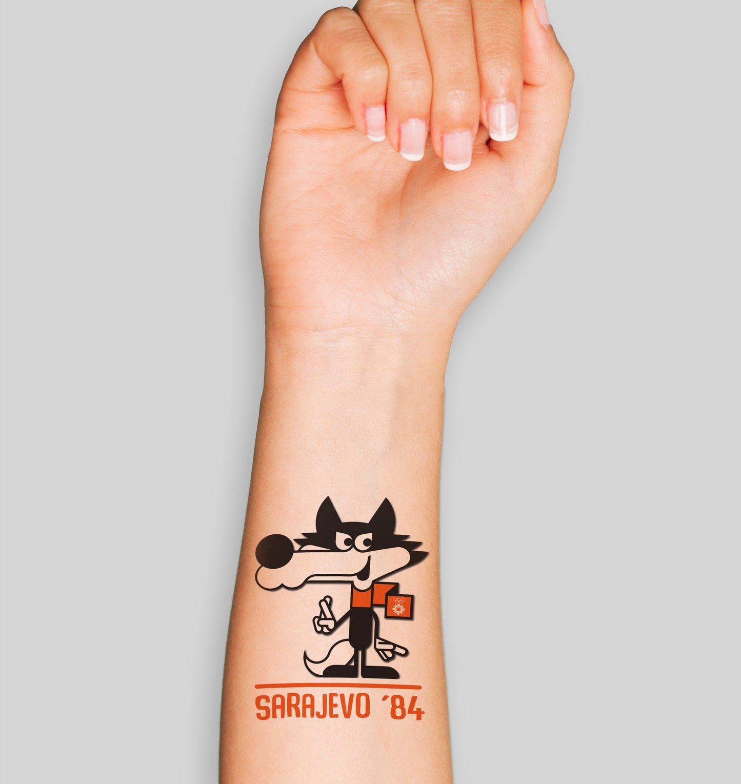 vućko sarajevo | privremena tetovaza – proizvod sa motivima grada sarajeva