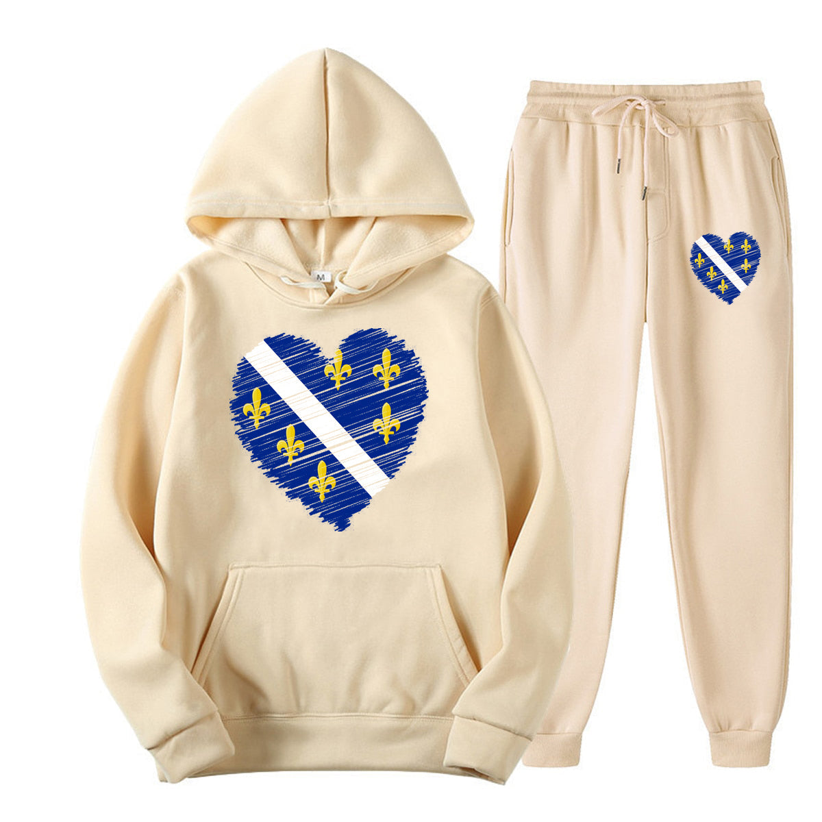 Srce ljiljanovo | Set Duks i Trenerka sa motivom ljiljana â€“ patriotski simbol Bosne i Hercegovine