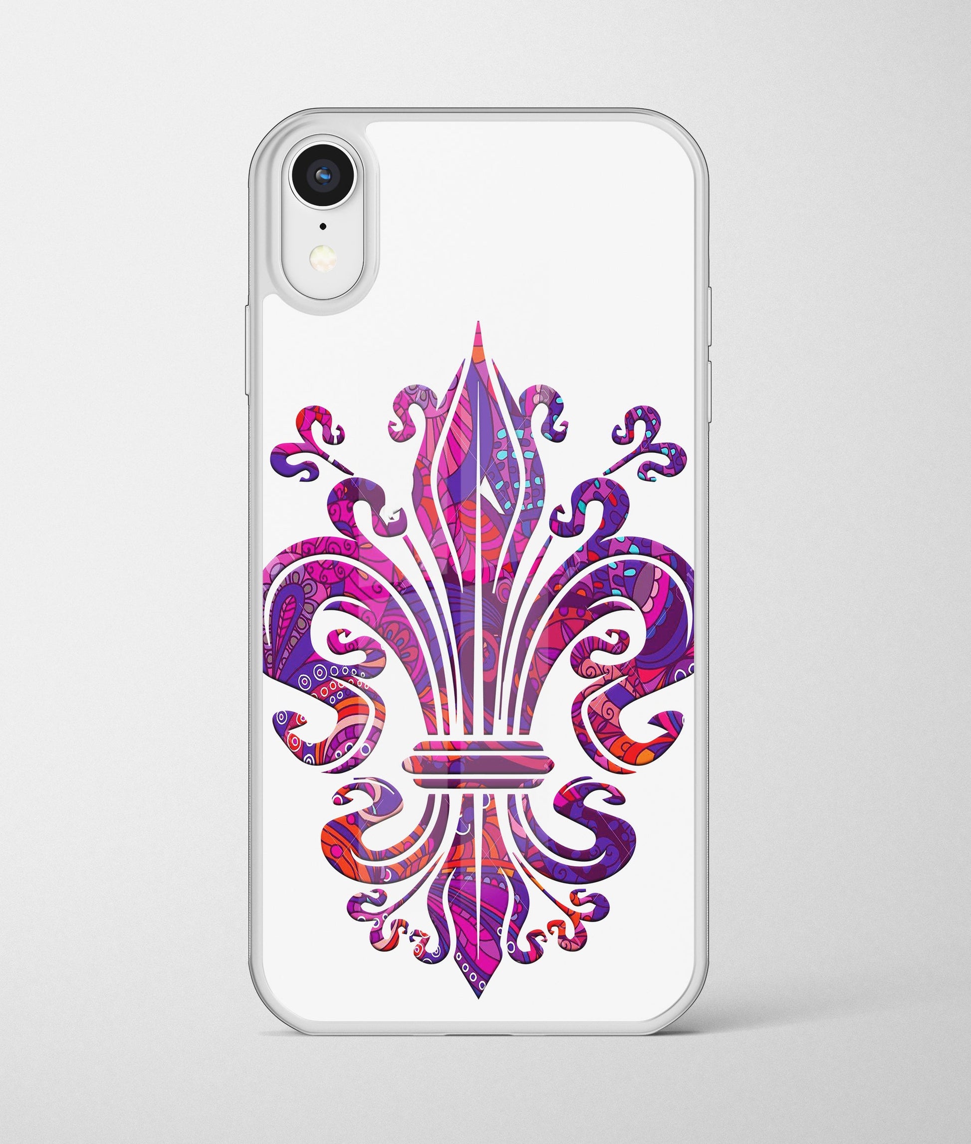 rozi ljiljan | premium staklena maskica – maskica sa simbolom ljiljana