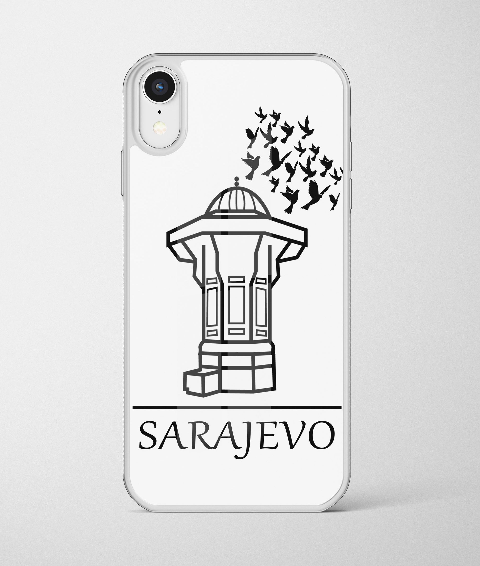 sarajevo | premium staklena maskica – autentična maskica iz moja bosna shop