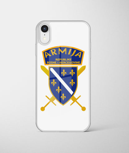 Armija RBiH | Premium Staklena Maskica sa motivom ljiljana – patriotski simbol Bosne i Hercegovine