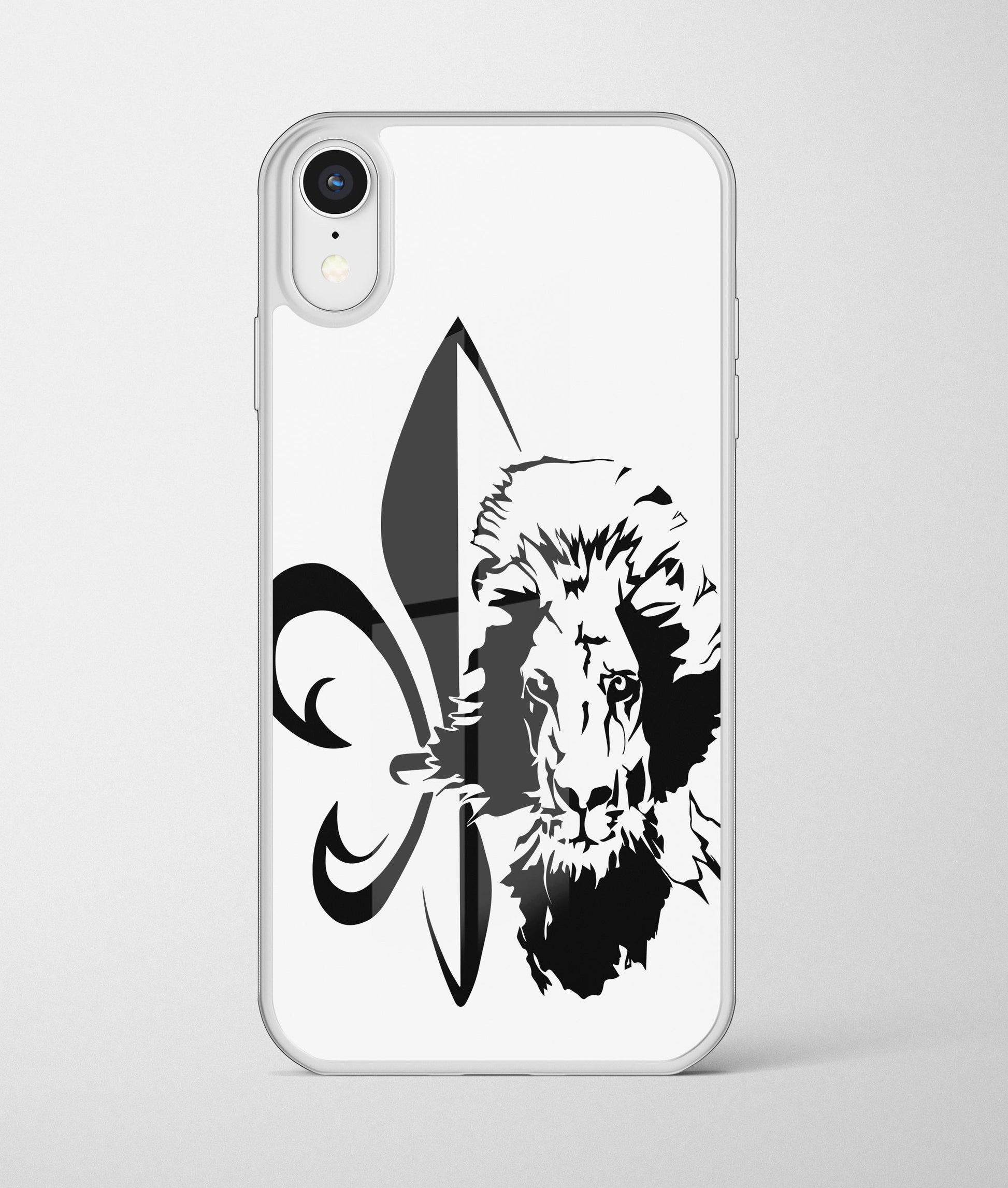 ljiljan lav | premium staklena maskica – maskica sa simbolom ljiljana