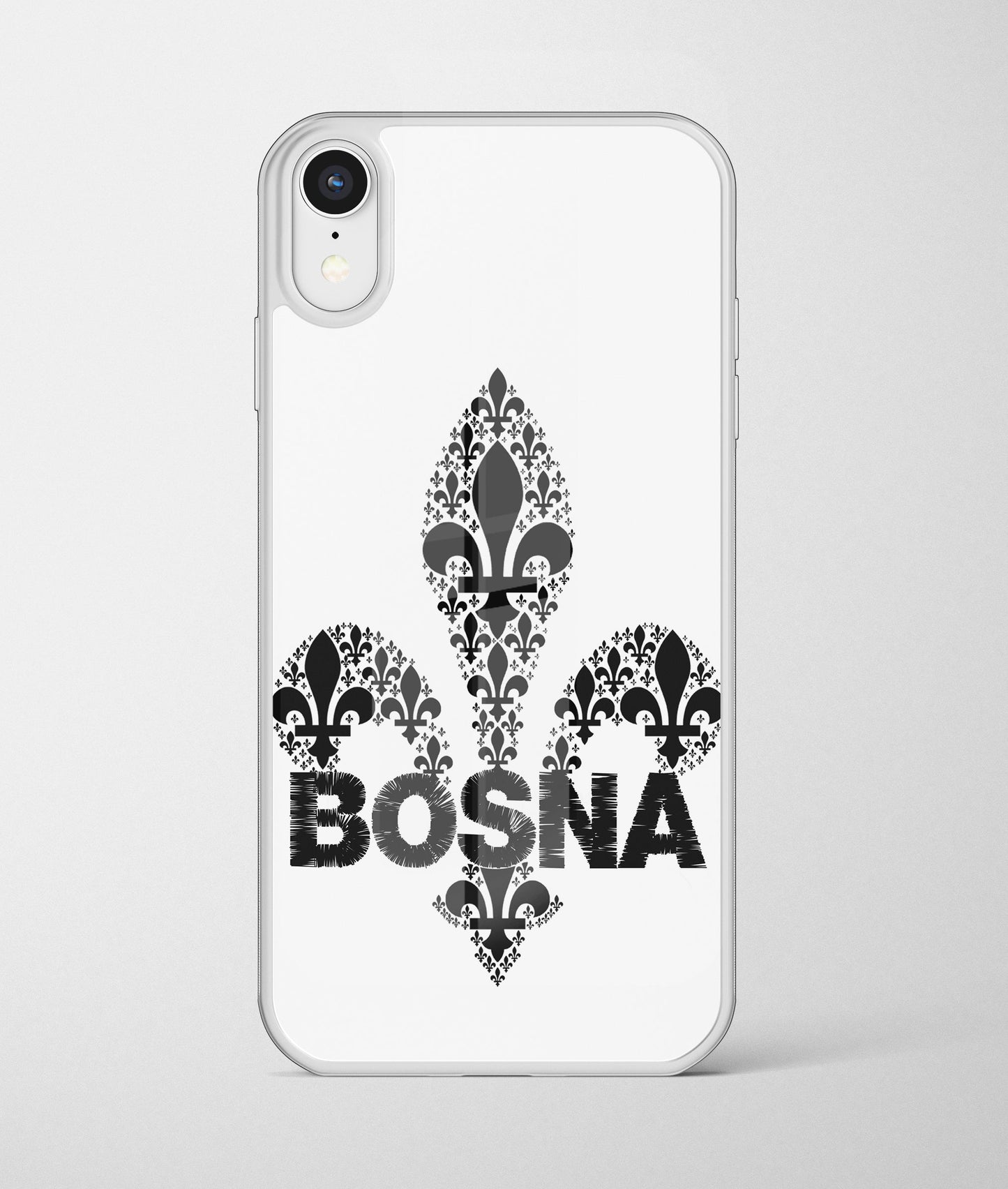 ljiljani u ljiljanu | premium staklena maskica – maskica sa simbolom ljiljana