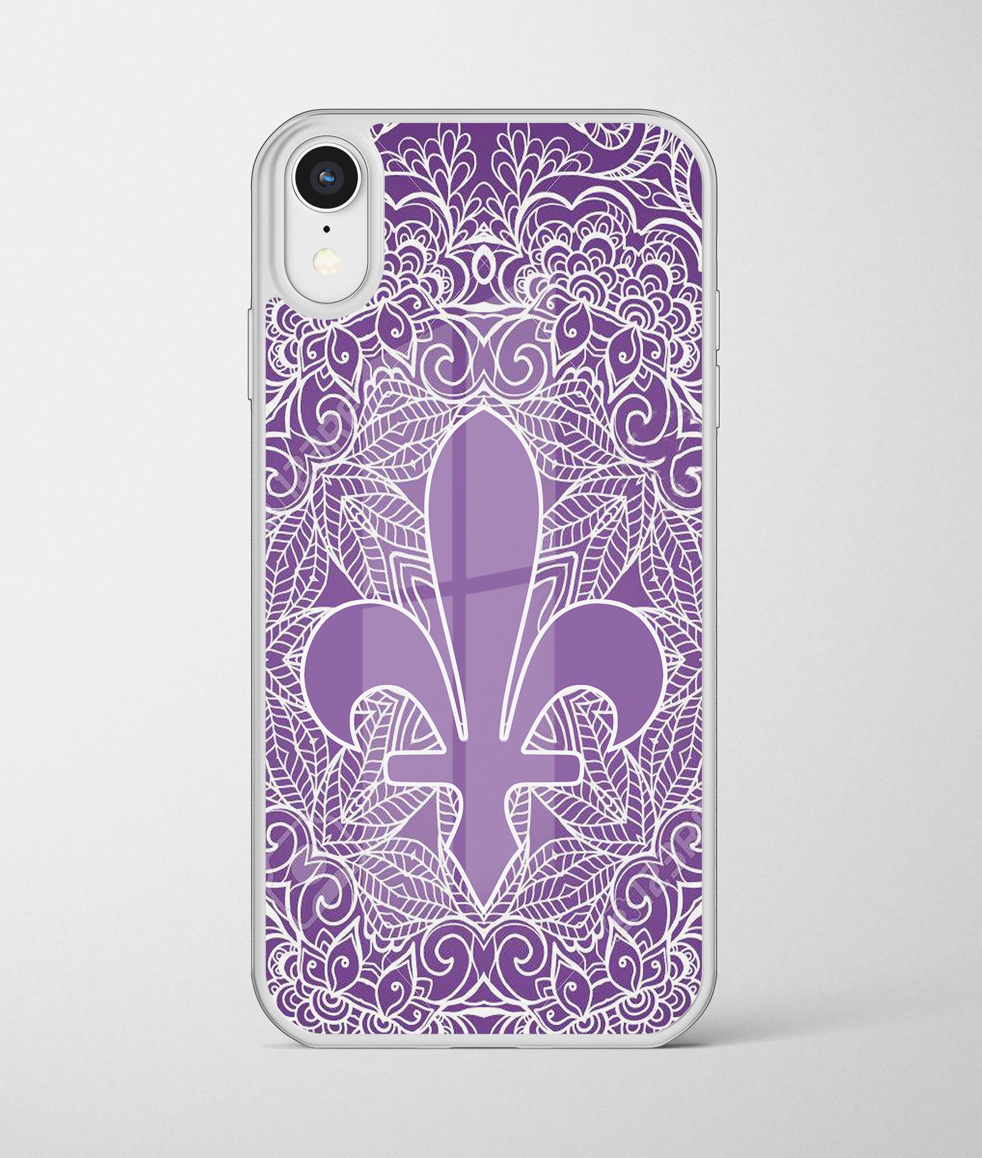 rozi ljiljan | premium staklena maskica – maskica sa simbolom ljiljana