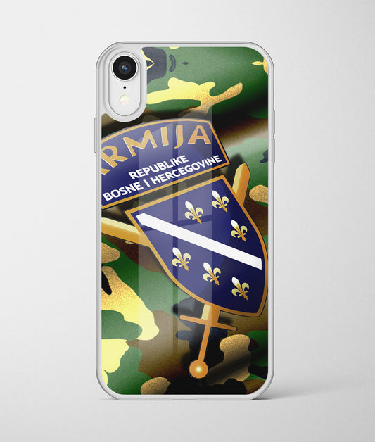 Armija RBiH | Premium Staklena Maskica sa motivom ljiljana – patriotski simbol Bosne i Hercegovine