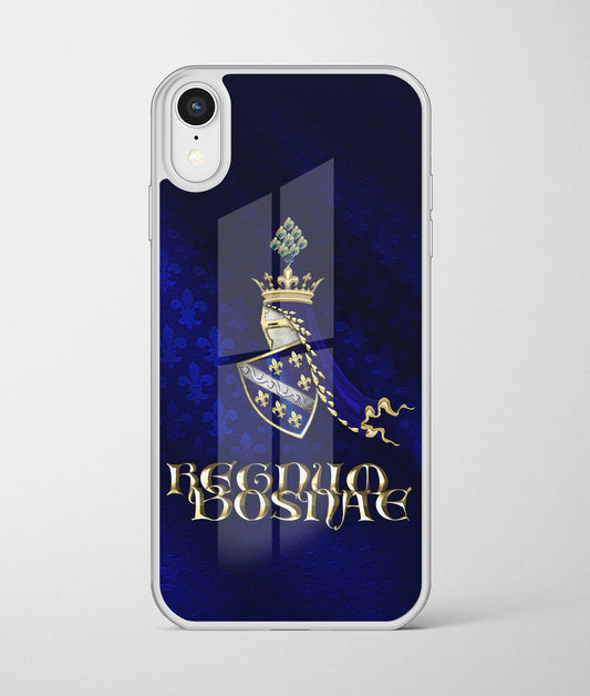 Bosnium | Premium Staklena Maskica sa motivom ljiljana – patriotski simbol Bosne i Hercegovine