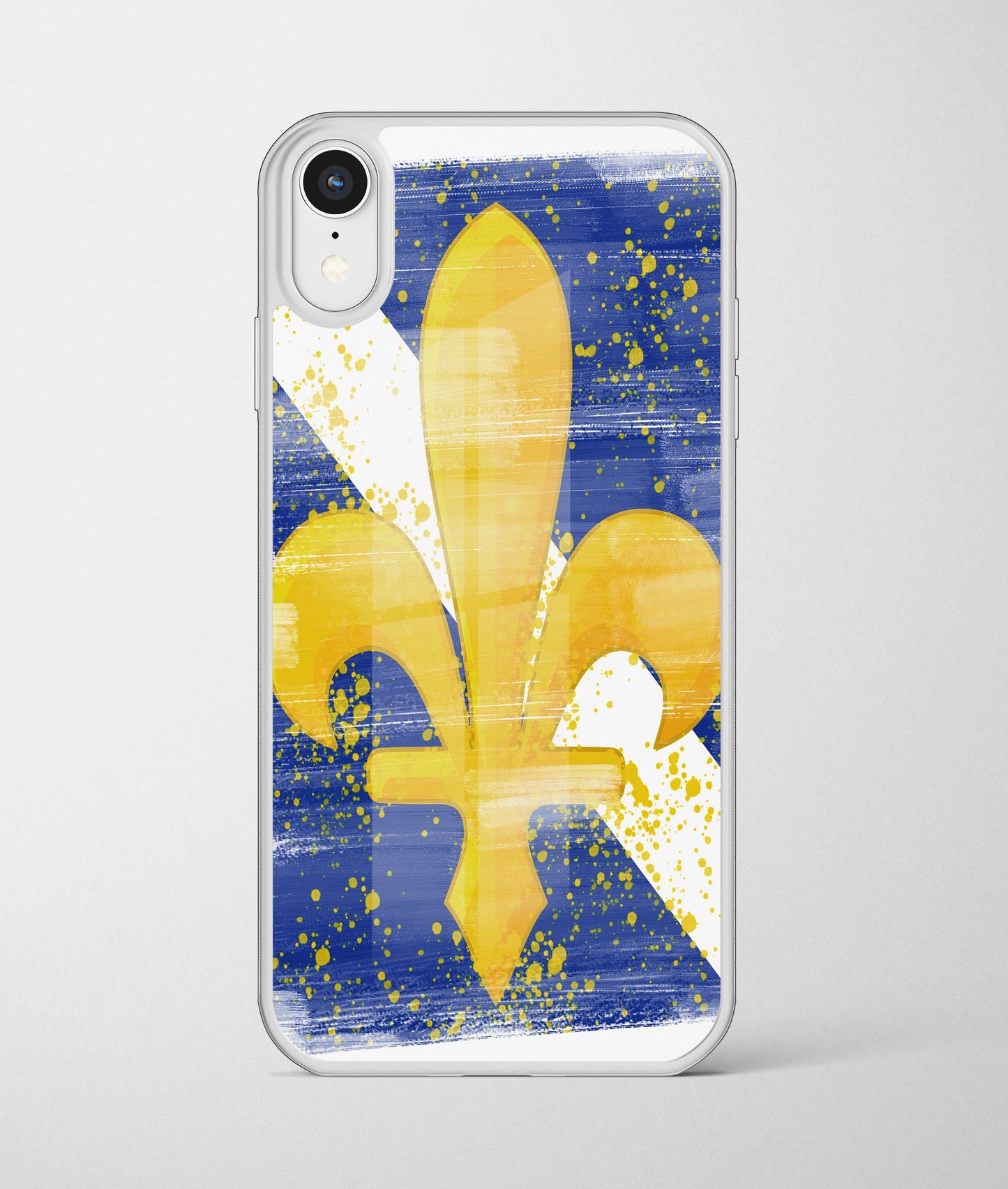 zlatni ljiljan | premium staklena maskica – maskica sa simbolom ljiljana