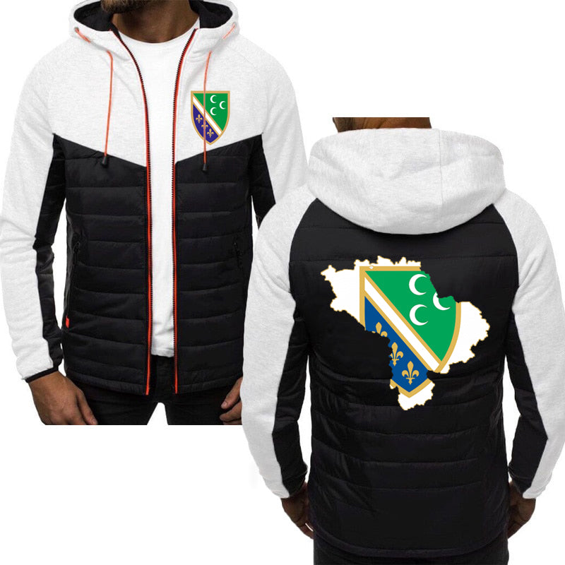 Sandžak | Jesenja jakna sa motivom ljiljana â€“ patriotski simbol Bosne i Hercegovine