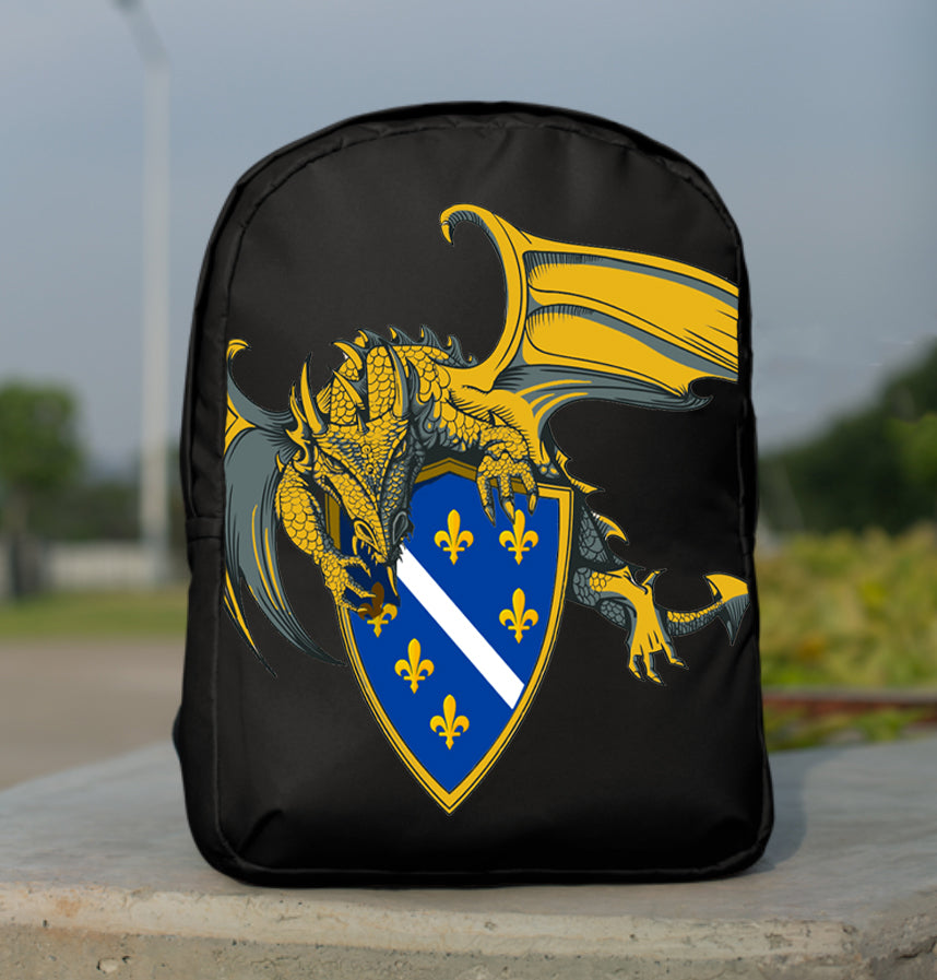 Zmaj od Bosne | Ruksak sa motivom ljiljana â€“ patriotski simbol Bosne i Hercegovine