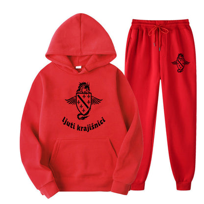 Ljuti kajisnici | Set Duks i Trenerka sa motivom ljiljana â€“ patriotski simbol Bosne i Hercegovine