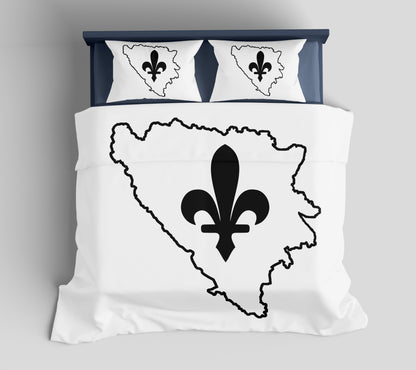 granice i ljiljan | posteljina – posteljina sa ljiljanima