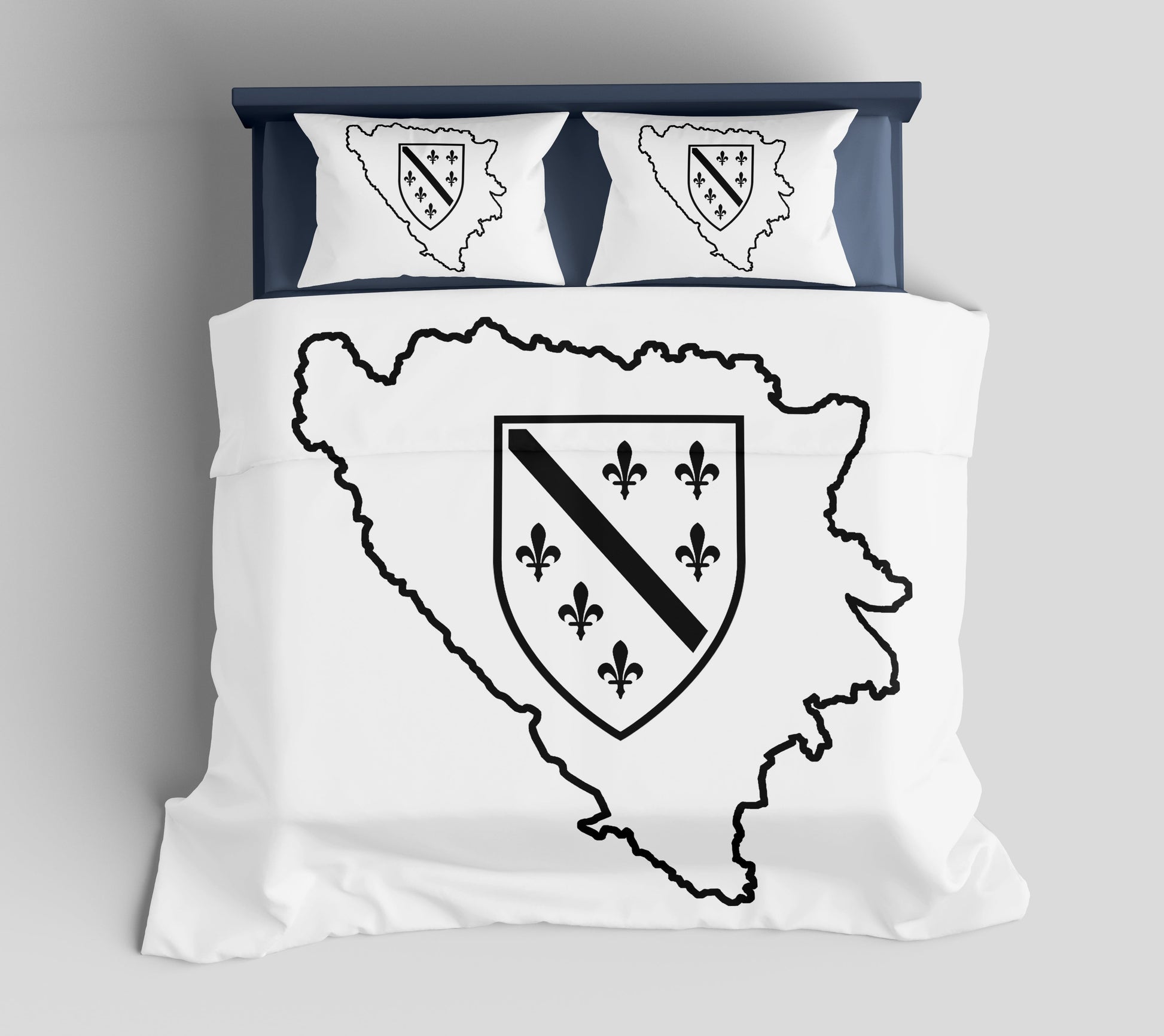 granice rbih | posteljina – posteljina sa grbom rbih