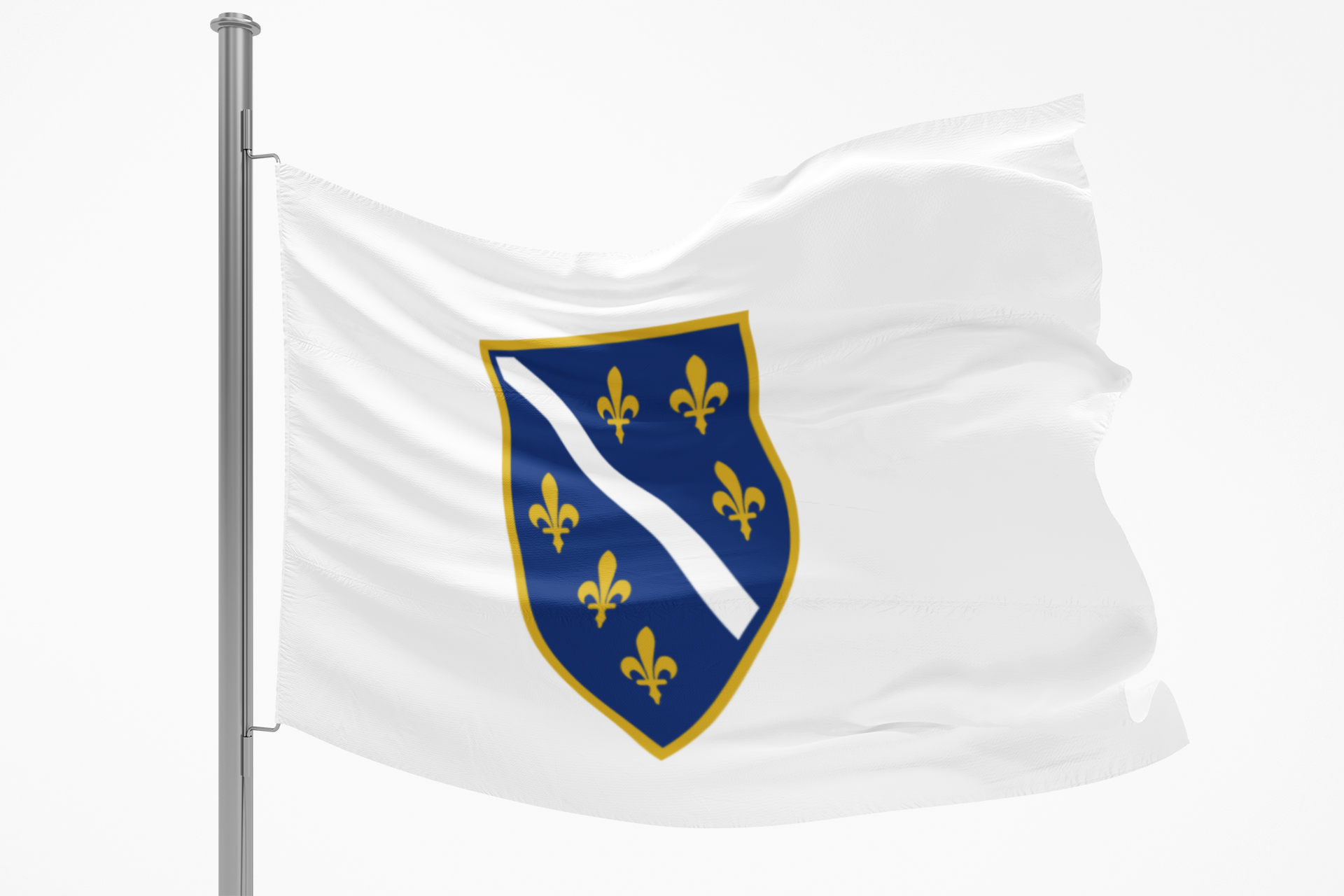 Zastava Republike Bosne i Hercegovine sa ljiljanima