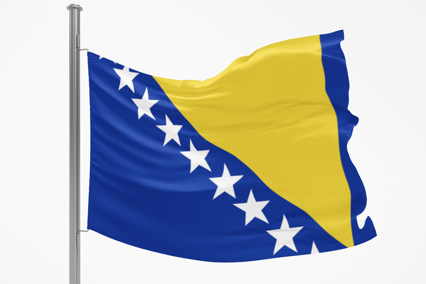 bosna i hercegovina | zastava – autentična zastava