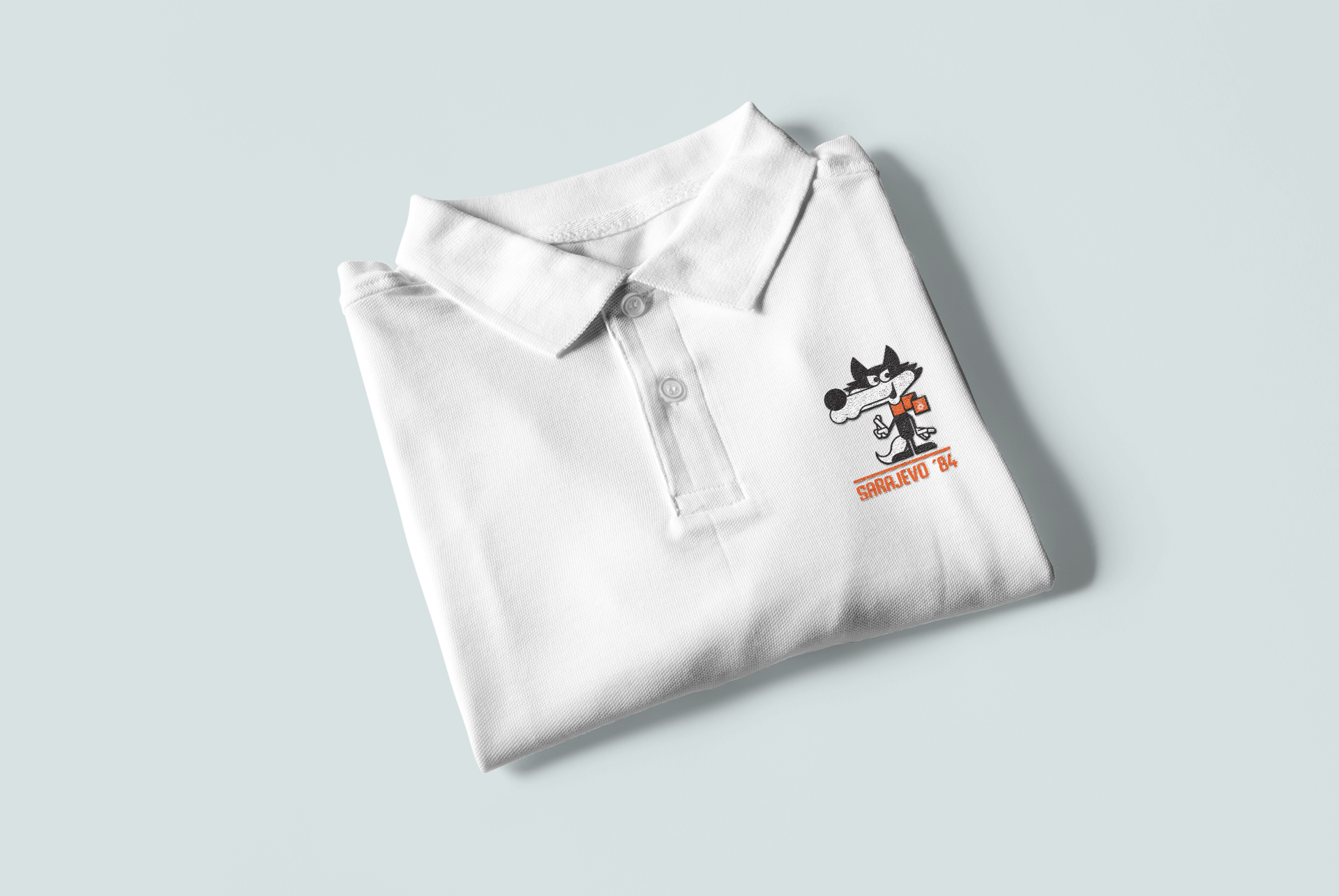 vućko sarajevo | polo majica – polo majica sa motivom vučka iz sarajeva 1984