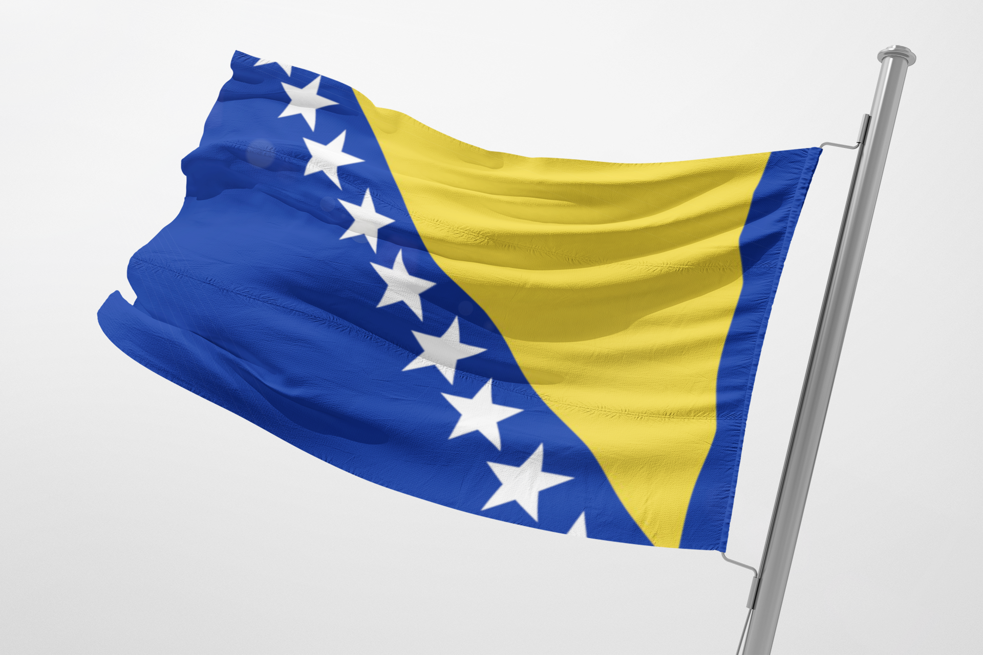 bosna i hercegovina | zastava – autentična zastava